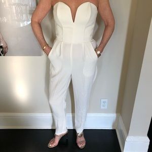 Adorable off white jumpsuit